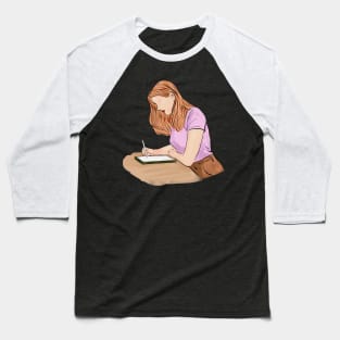 working woman Baseball T-Shirt